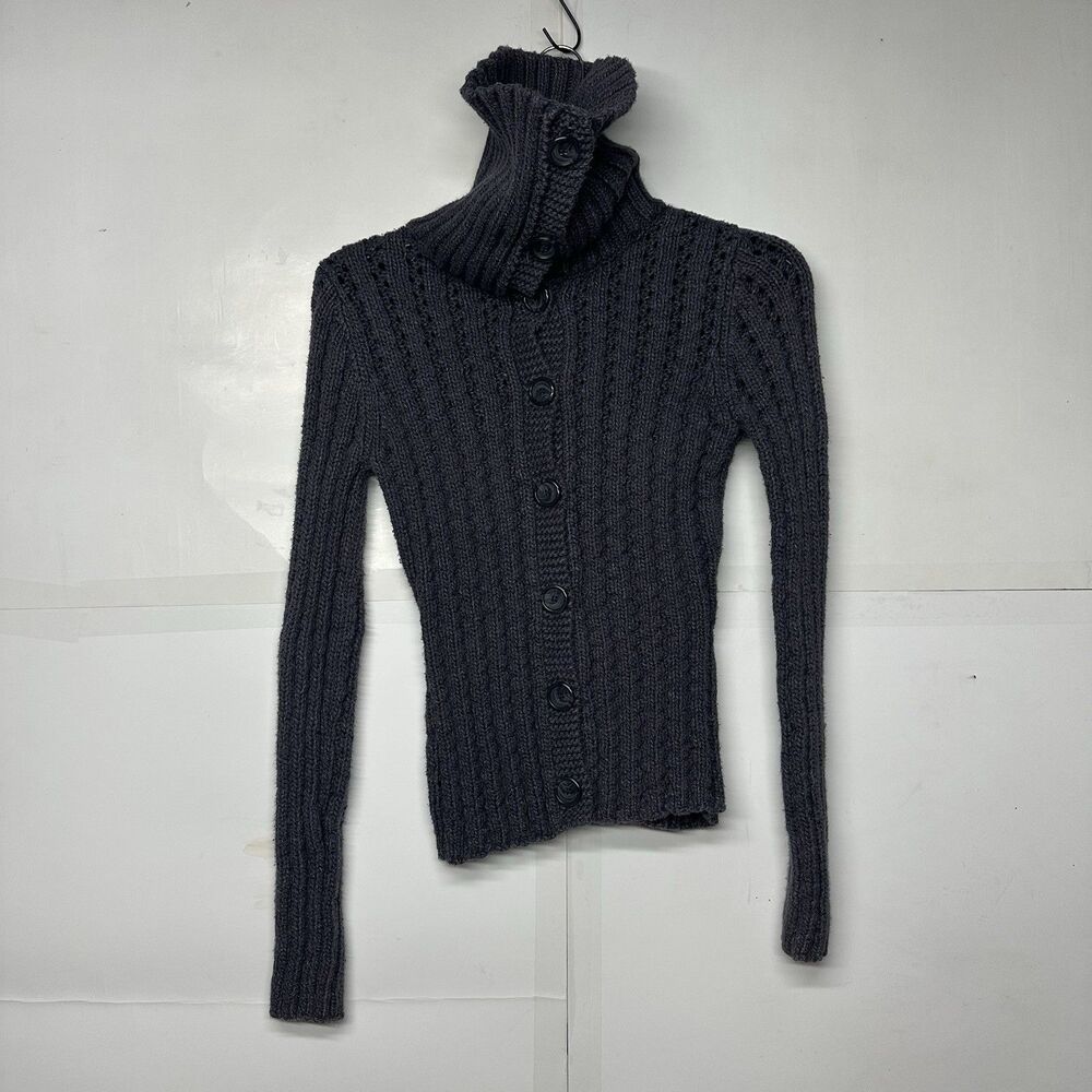 American Eagle Women’s Chunky Knit Cardigan Sweater Button Front Size Small